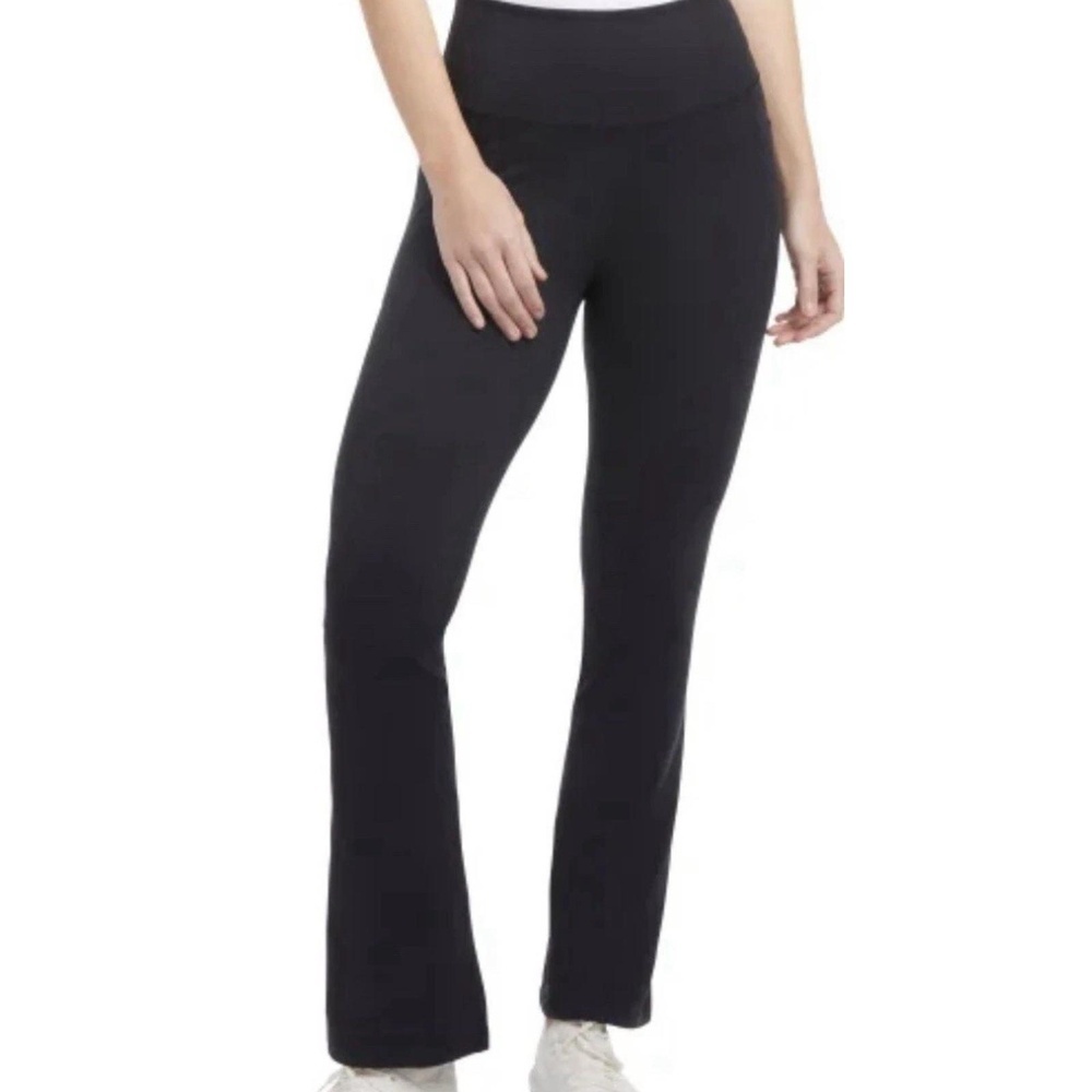 Jockey Women's Studio Flare High Rise Yoga Pants, Black, XXL. BY